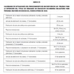 Fechas y Plazos de Inscripción para la Prueba Libre para el Bachillerato