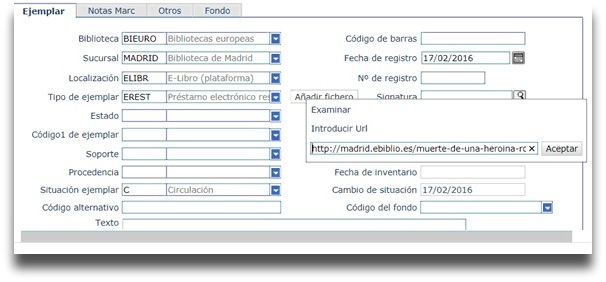 Guía para realizar el registro de libros en una biblioteca