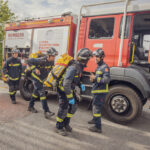 Simulacros de incendio en las oposiciones Cos de Bombers de Catalunya